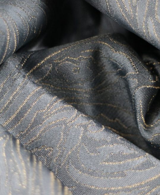 男性用袴単品レンタル(成人式・結婚式・卒業式)ブルーグレー・ペイズリー柄[身長170cm]No.76